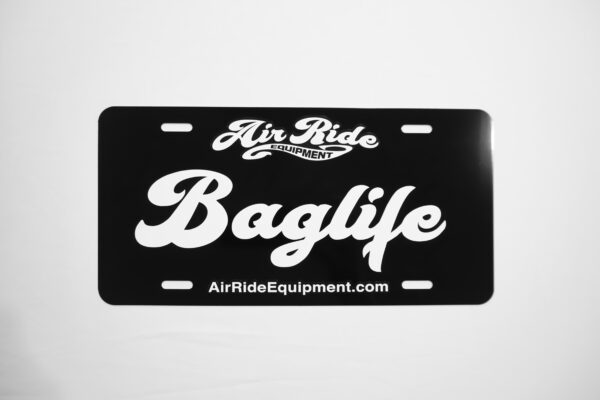 Baglife license plate