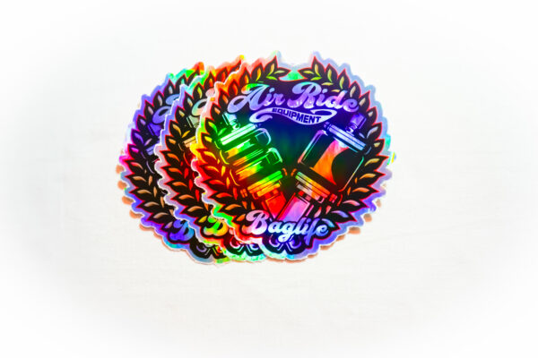 holographic baglife decal TRIPLE PACK
