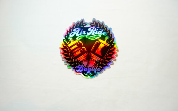 holographic baglife decal